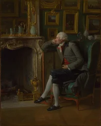 Le baron de Besenval dans son salon de compagnie